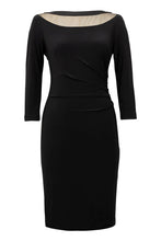 Cargar imagen en el visor de la galería, VESTIDO CORTO NEGRO MOÑO
