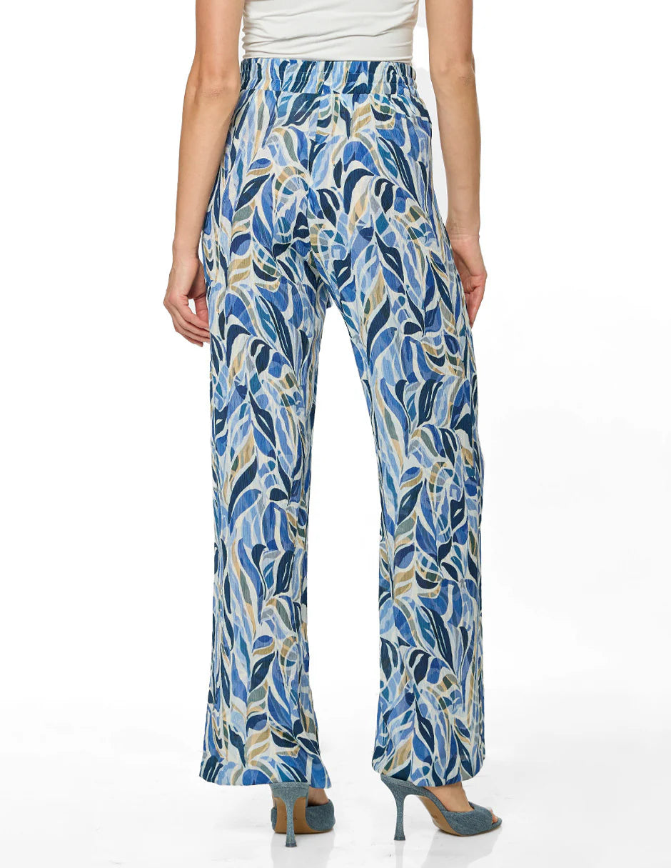 PANTALÓN AZUL ESTAMPADO 126143