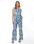 PANTALÓN AZUL ESTAMPADO 126143