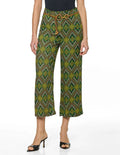 PANTALÓN VERDE ESTAMPADO 126440