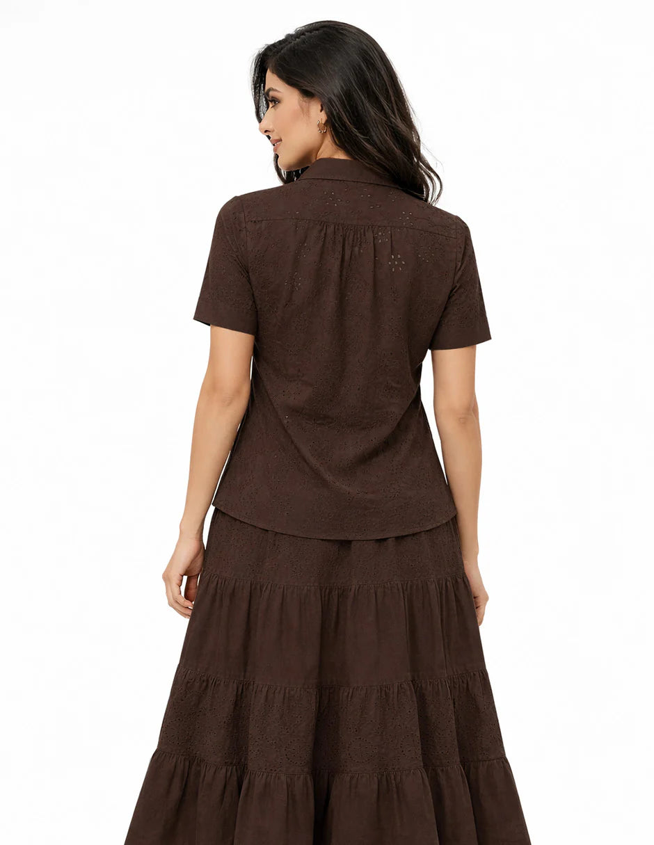 BLUSA CAFÉ 126333
