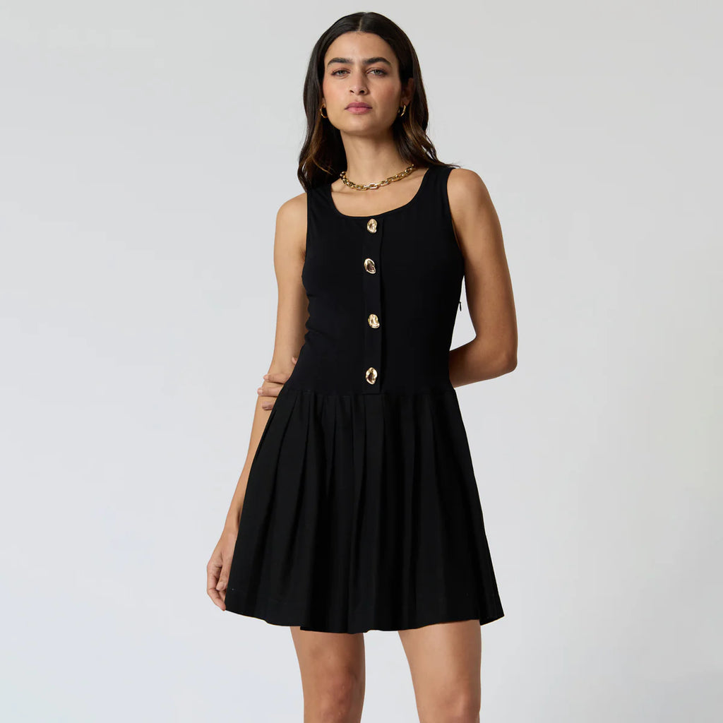 VESTIDO CORTO NEGRO R16079
