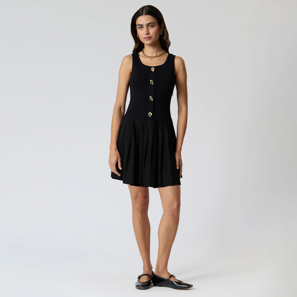 VESTIDO CORTO NEGRO R16079