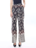 PANTALÓN NEGRO ESTAMPADO 125503