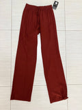 PANTALÓN LINO NEGRO/LADRILLO