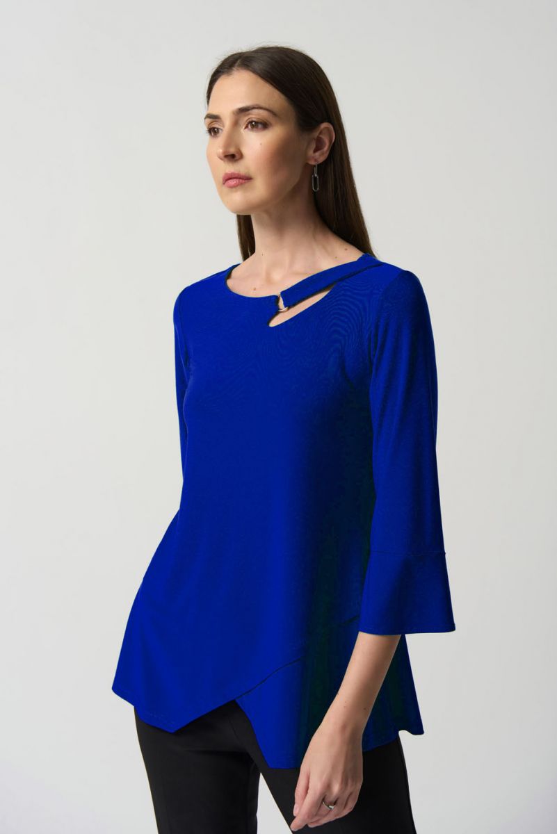 BLUSA VERDE/AZUL REY/BUGAMBILIA