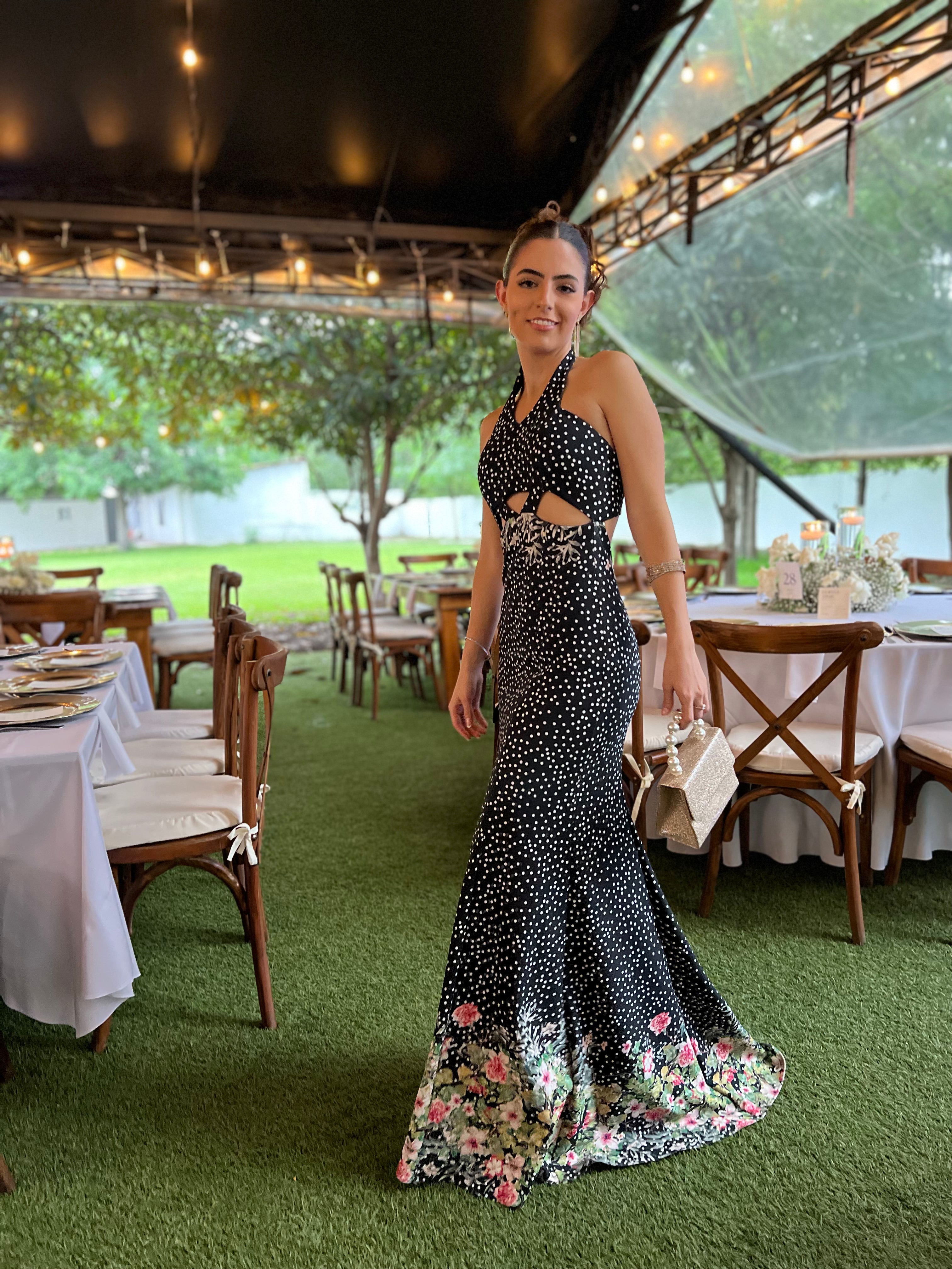 VESTIDO LARGO ESTAMPADO