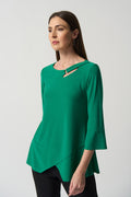 BLUSA VERDE/AZUL REY/BUGAMBILIA