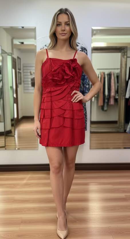 VESTIDO ROSA FLOR
