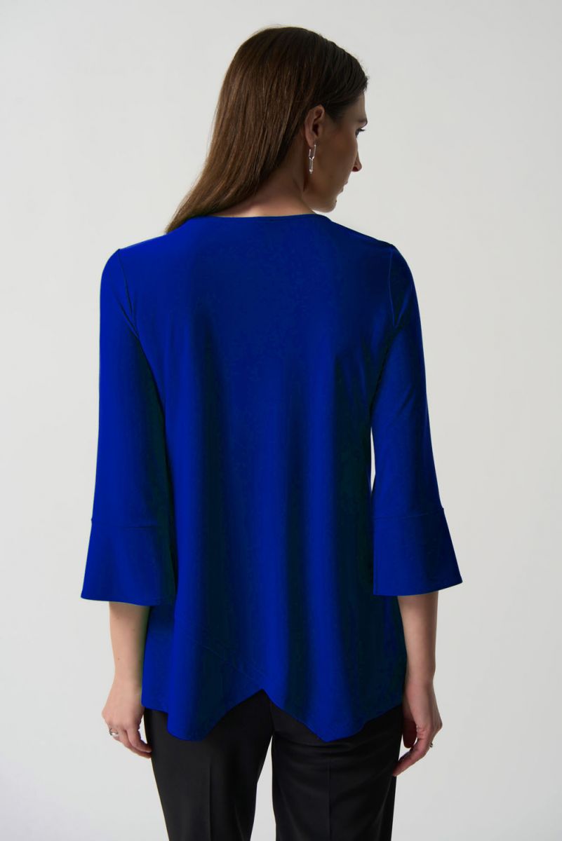 BLUSA VERDE/AZUL REY/BUGAMBILIA