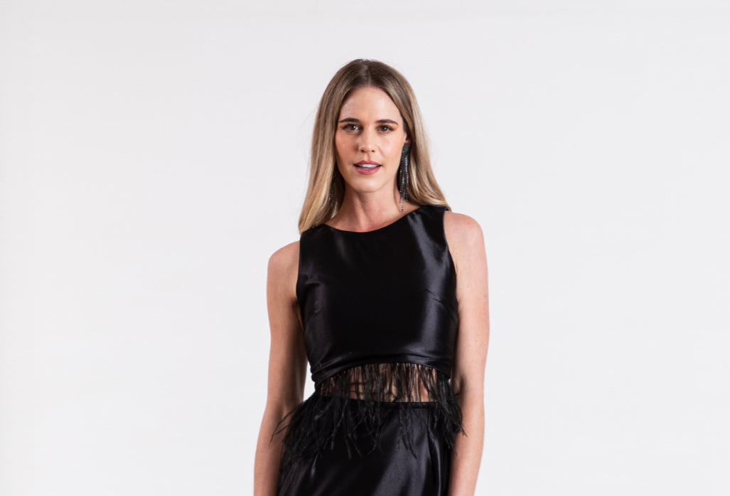 BLUSA TOP NEGRA