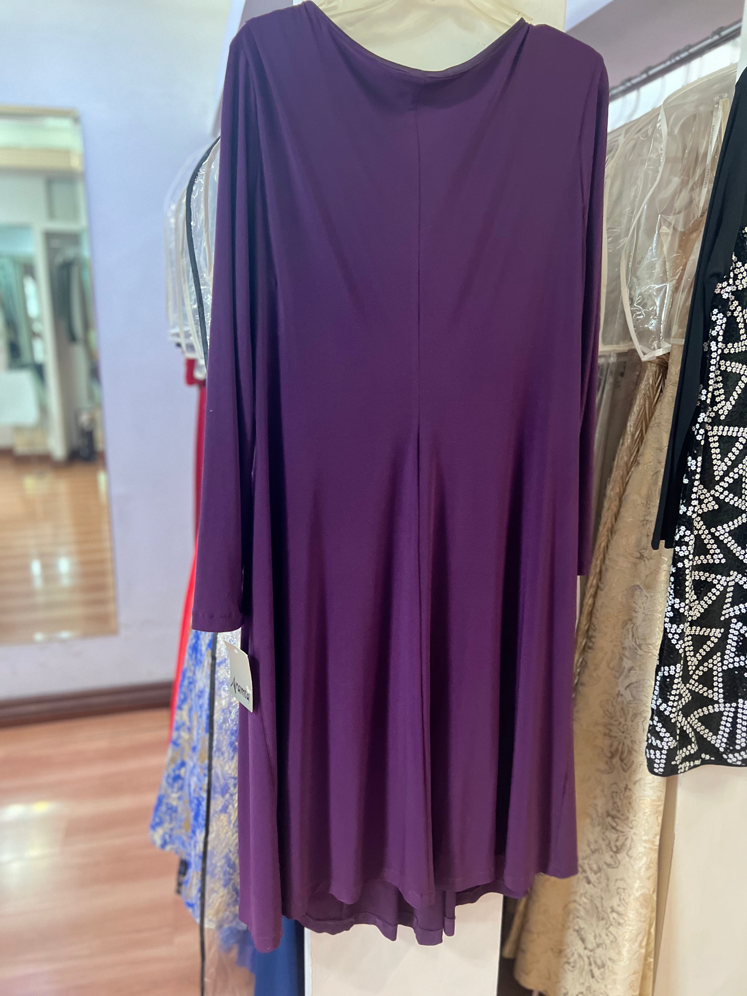 VESTIDO CORTO MORADO