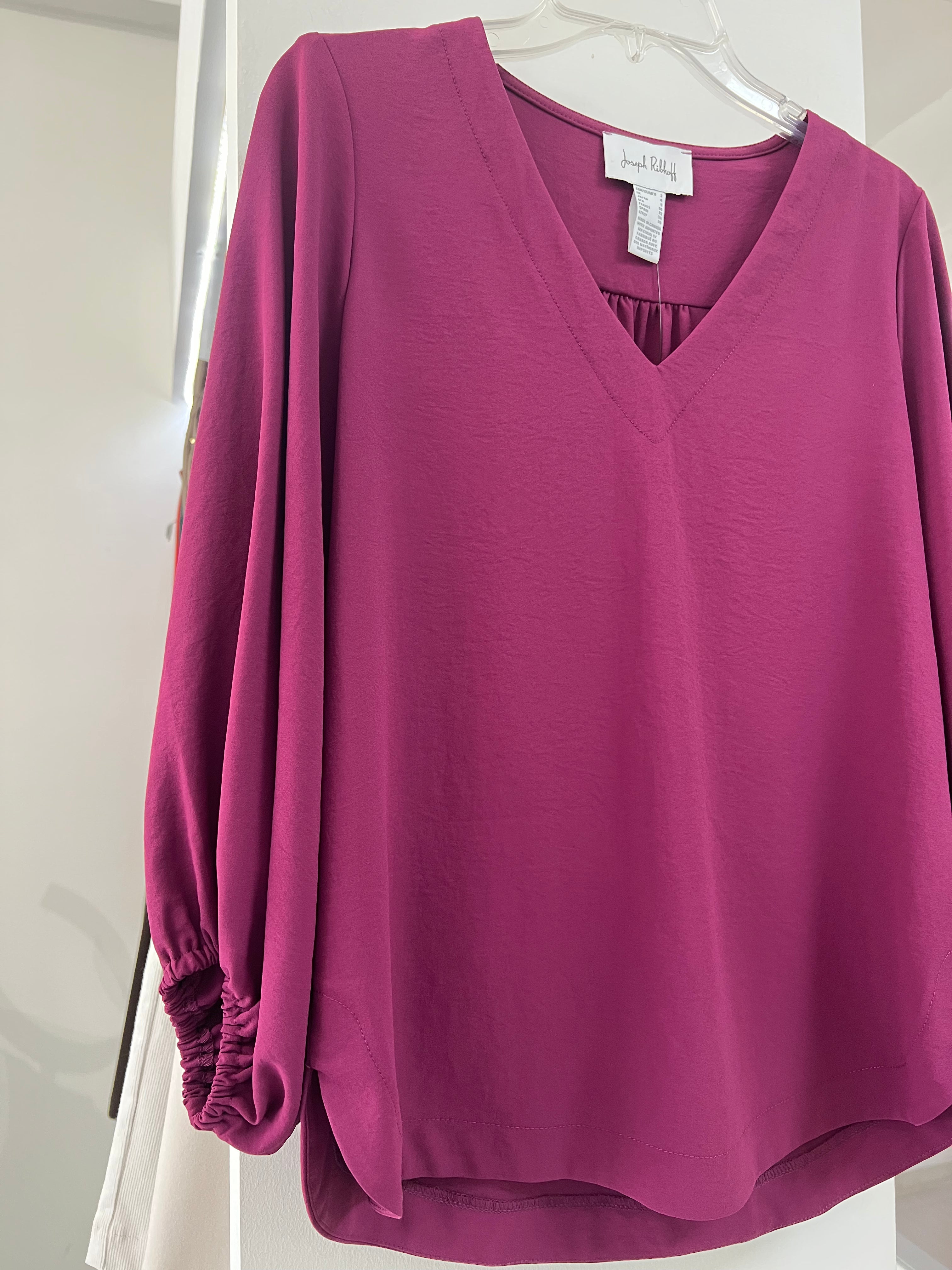 BLUSA MORADA/VERDE 224047