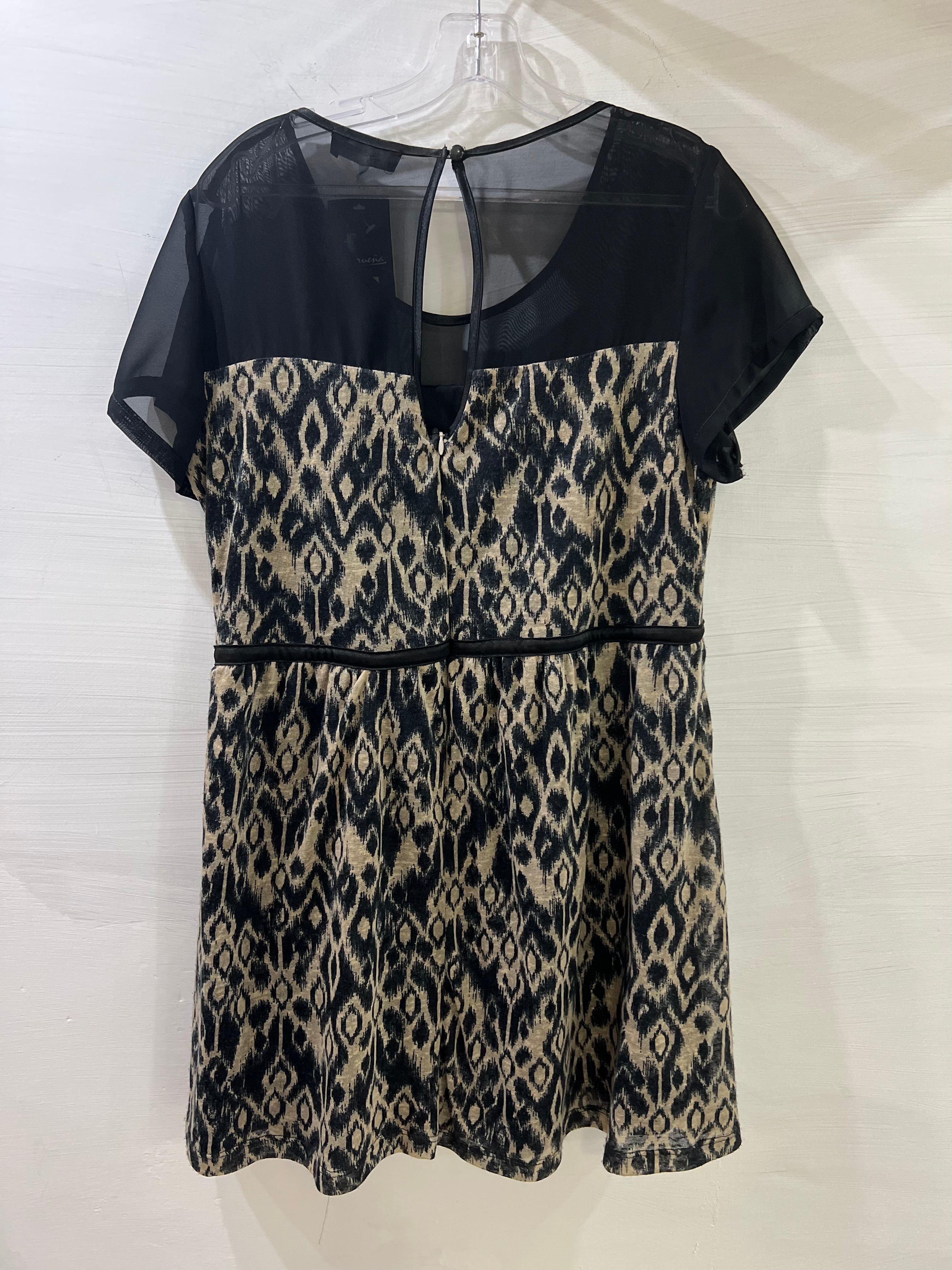 VESTIDO CORTO ESTAMPADO