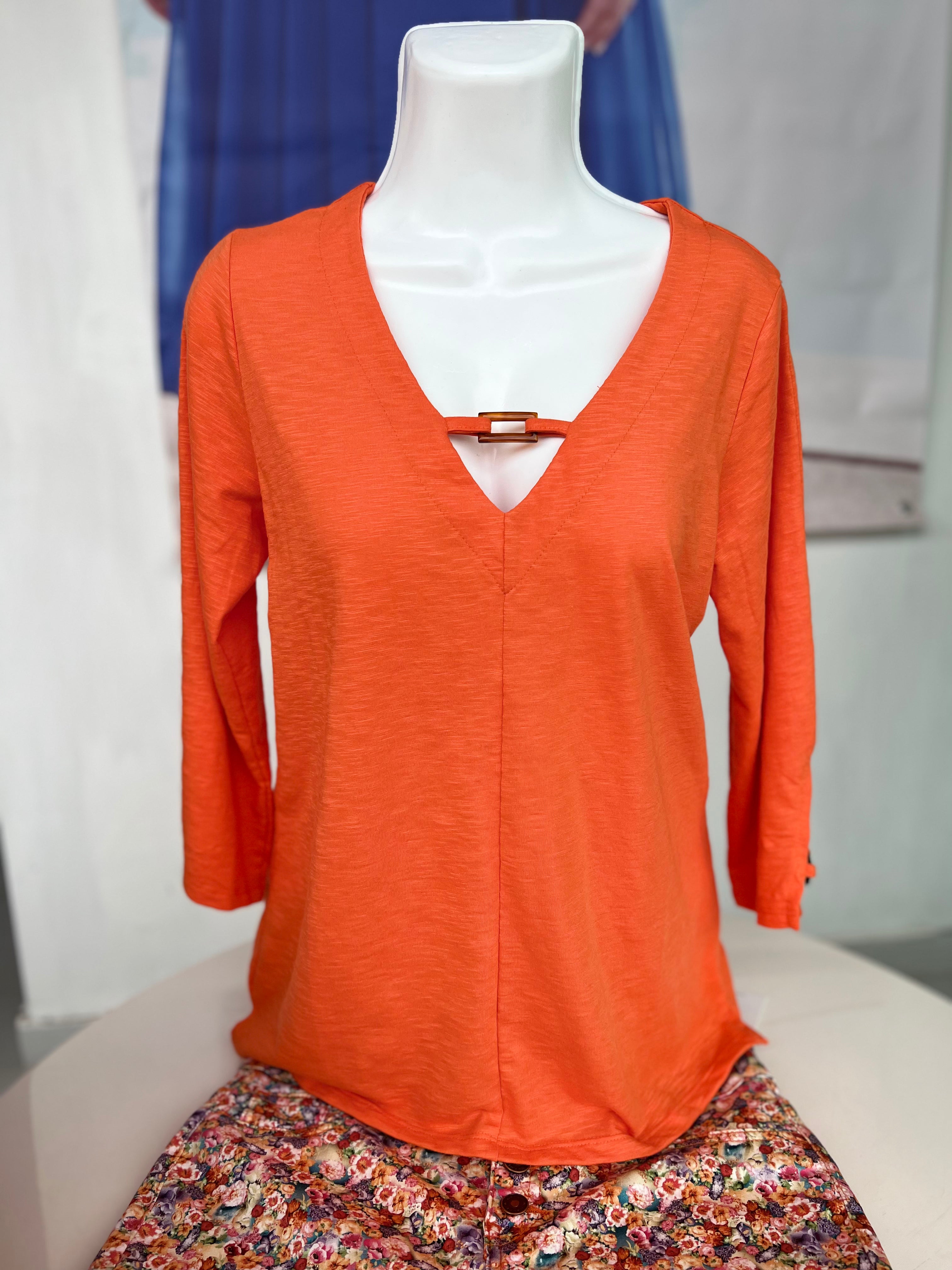 BLUSA MILITAR/NARANJA