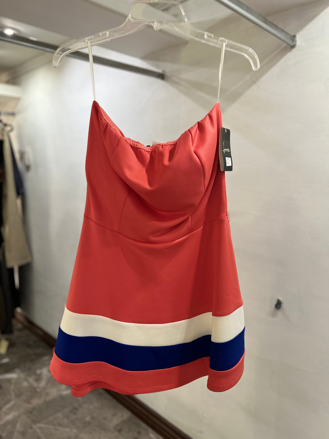 VESTIDO CORTO CORAL