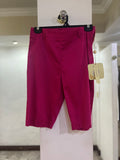 SHORT LARGO FUCSIA/BLANCO