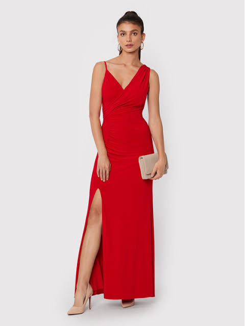 VESTIDO LARGO ROJO 223714