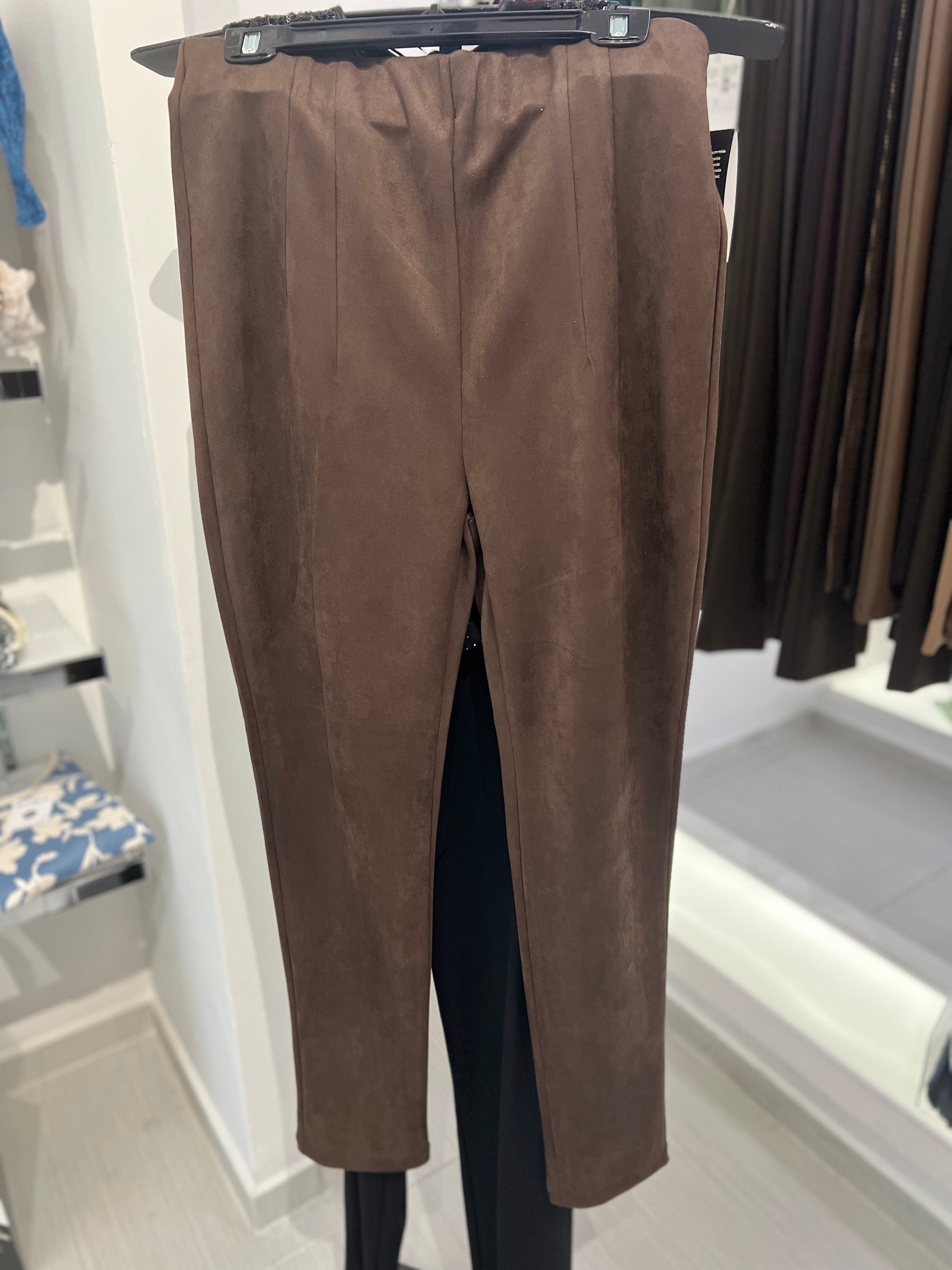 PANTALÓN GAMUSA CAMEL/CAFE/VERDE