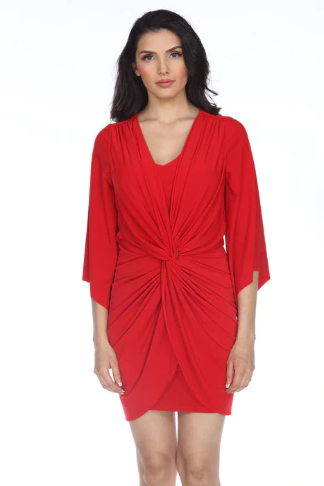 VESTIDO CORTO ROJO