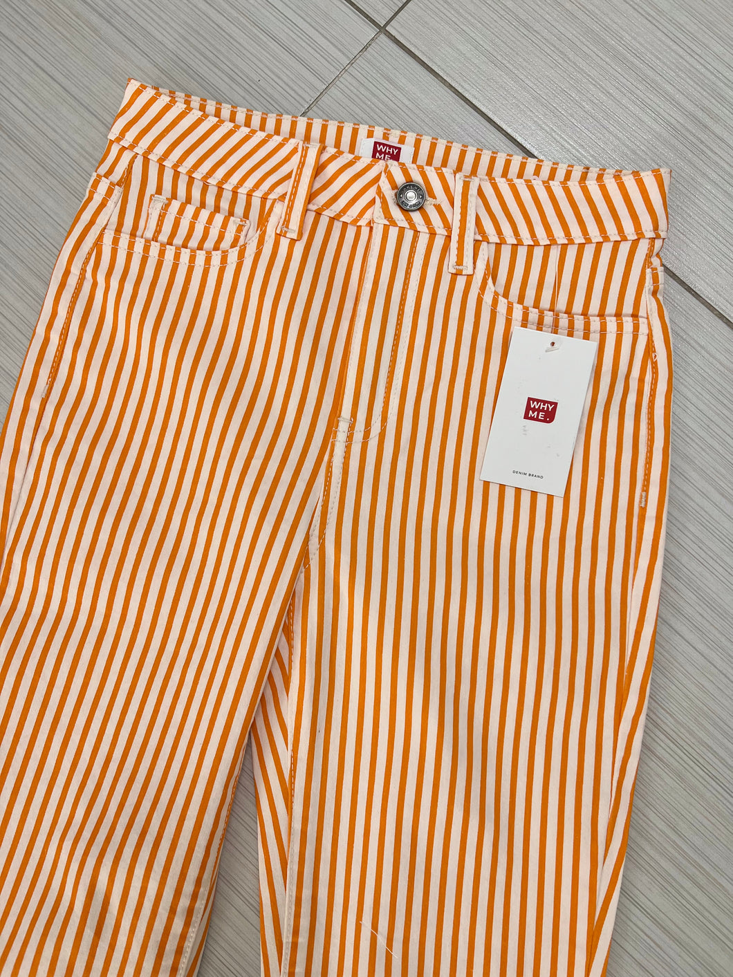 PANTALÓN JEANS BLANCO ESTAMPADO