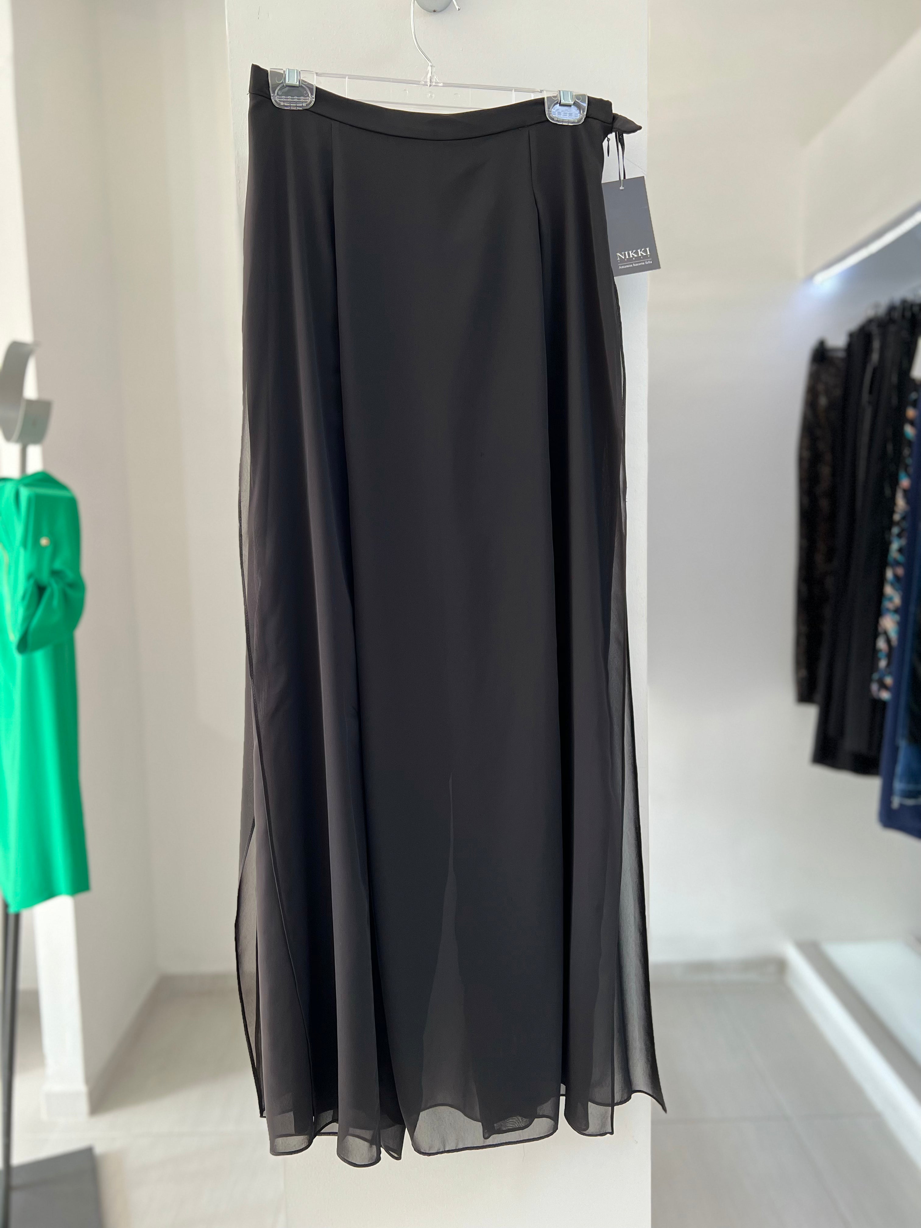 PANTALÓN NEGRO GASA 80133