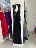 VESTIDO LARGO NEGRO