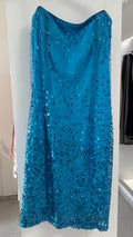 VESTIDO CORTO AZUL