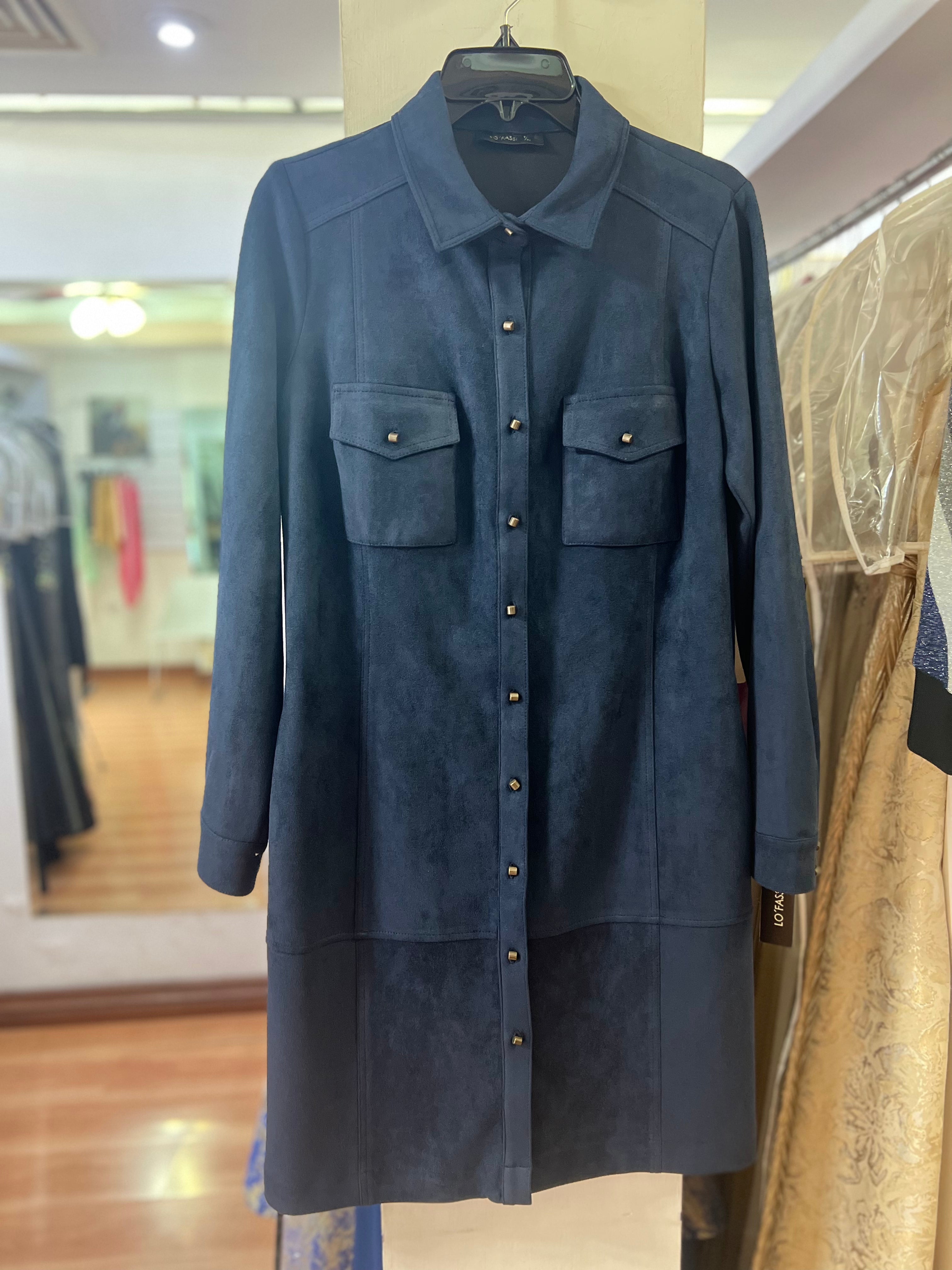 VESTIDO CORTO AZUL MARINO