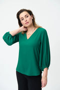 BLUSA MORADA/VERDE 224047