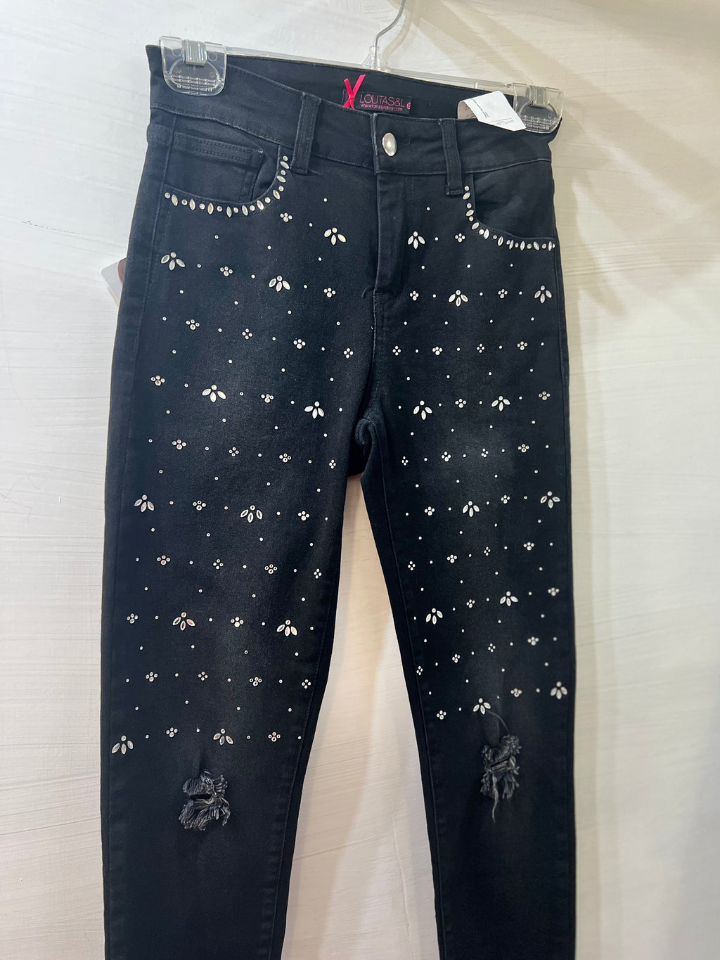 PANTALÓN JEANS NEGRO