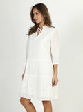 VESTIDO CORTO BLANCO