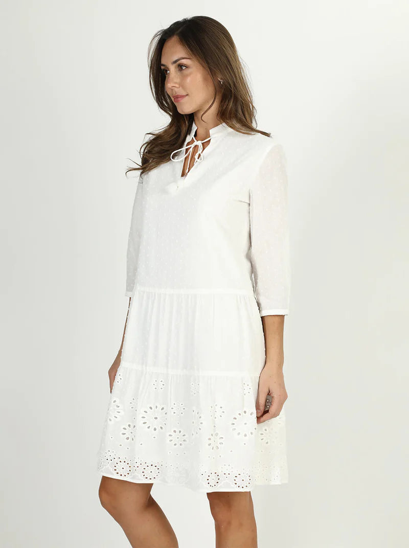 VESTIDO CORTO BLANCO