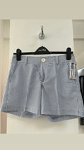 SHORT AZUL Y BLANCO