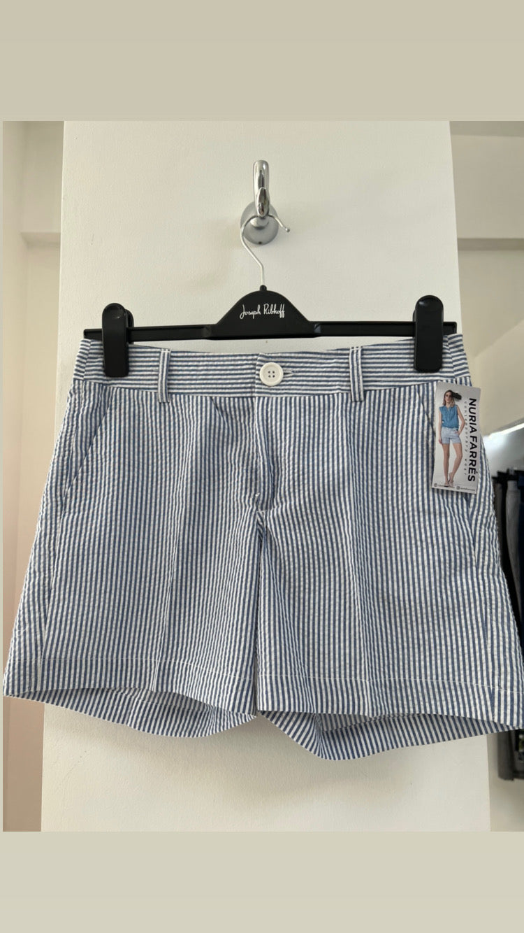SHORT AZUL Y BLANCO