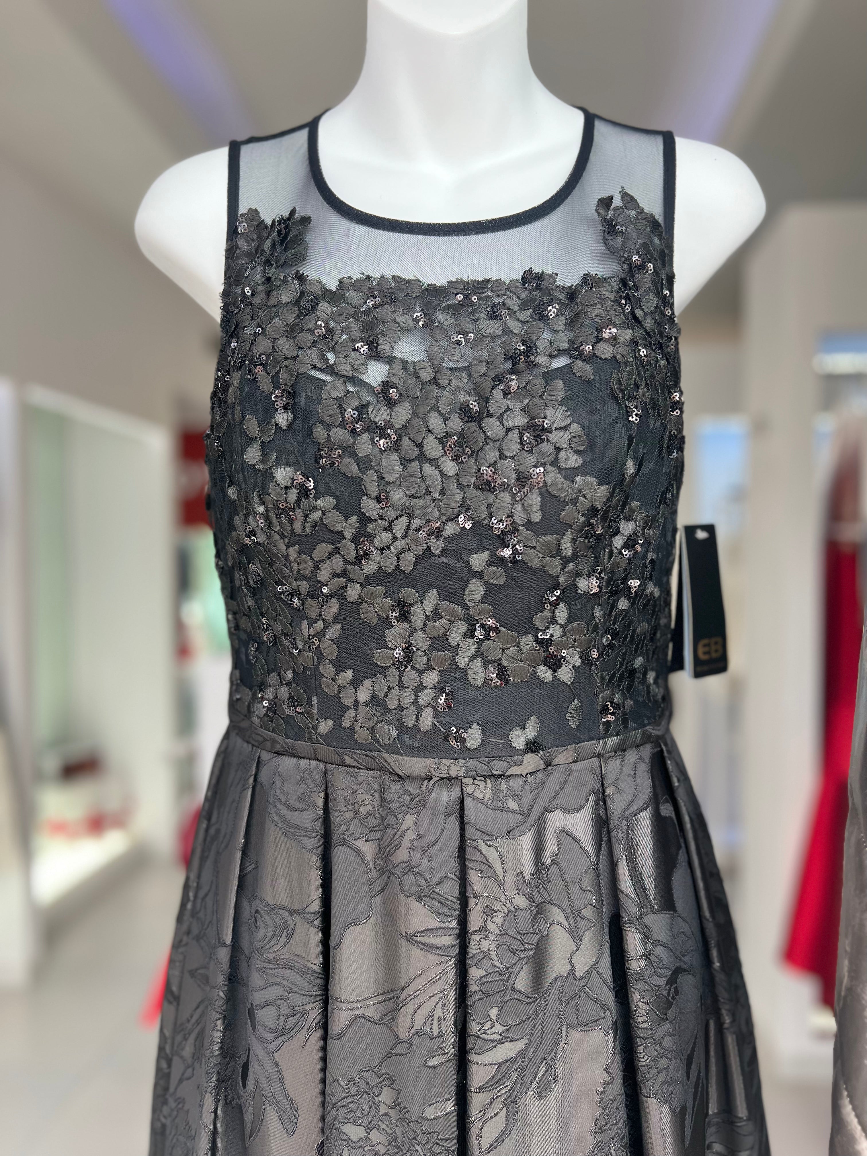 VESTIDO BORDADO NEGRO