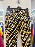 PANTALÓN NEGRO ESTAMPADO