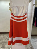 VESTIDO NARANJA/NEGRO