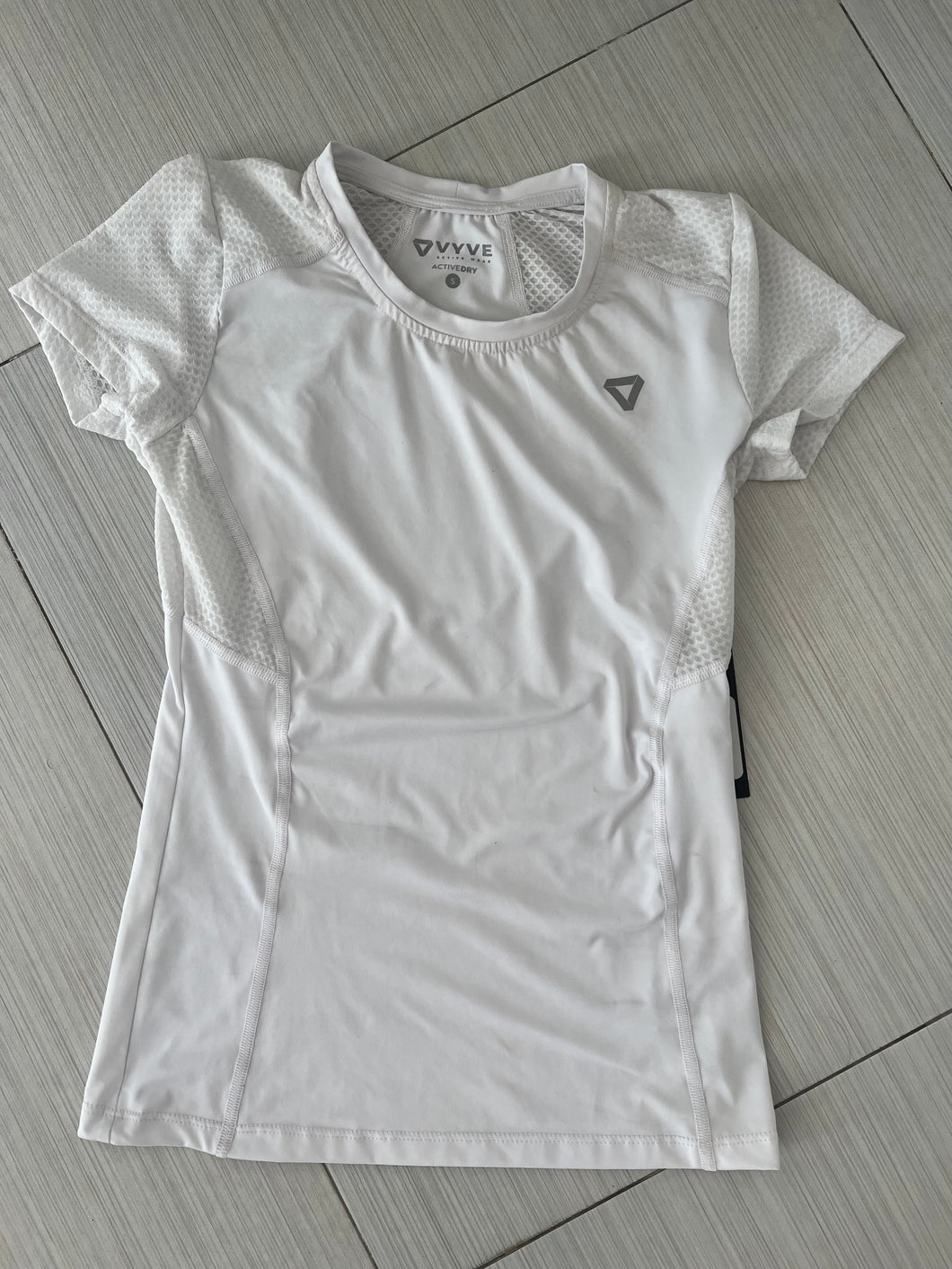 Blusa blanca top deportiva