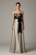 VESTIDO PLATEADO BORDADO