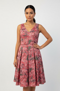 VESTIDO ROSA ESTAMPADO