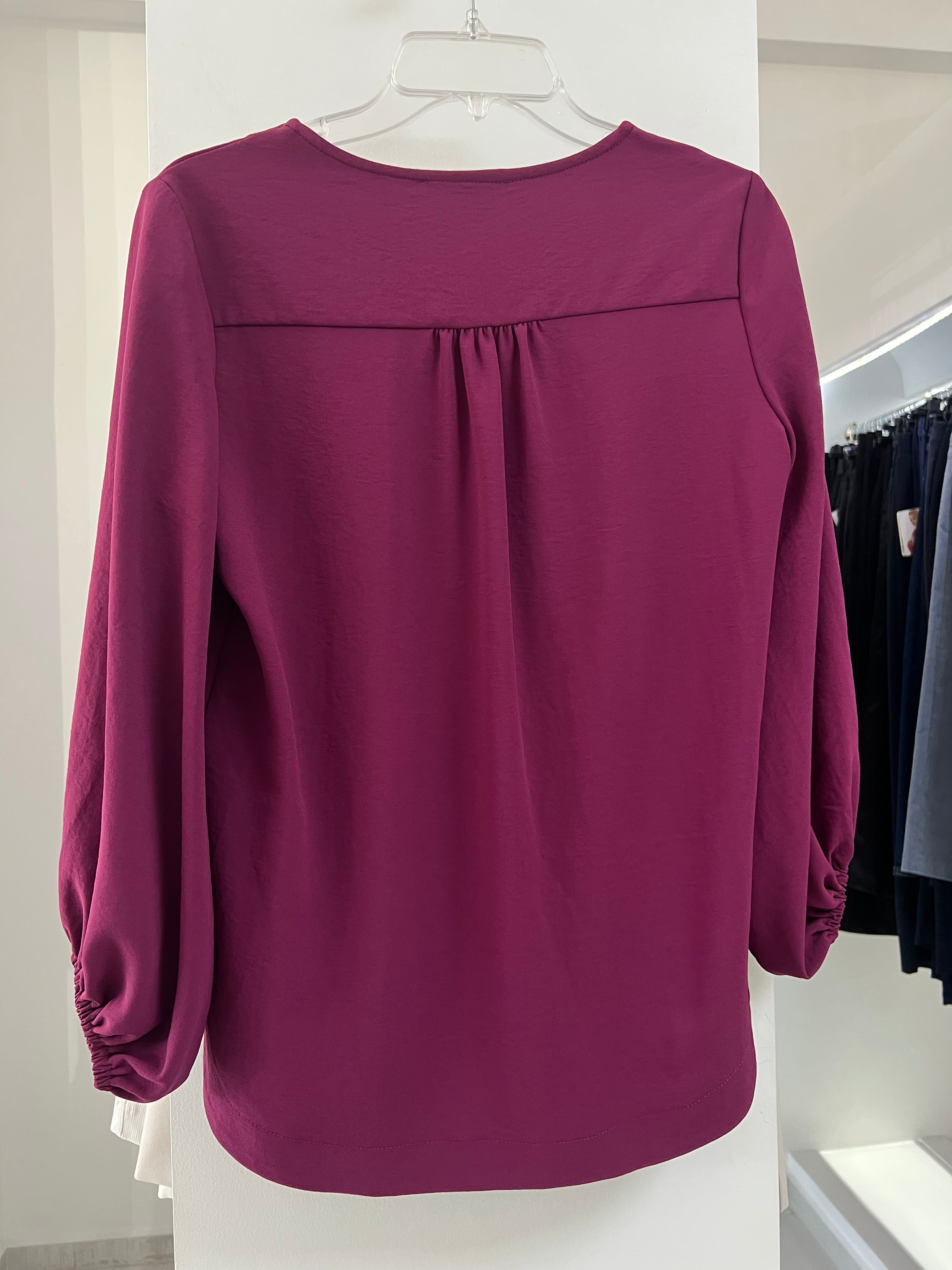 BLUSA MORADA/VERDE 224047