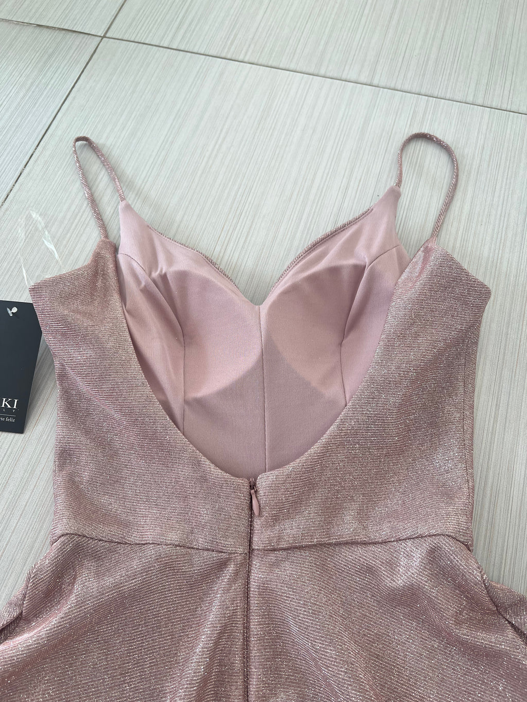 VESTIDO CORTO LILA