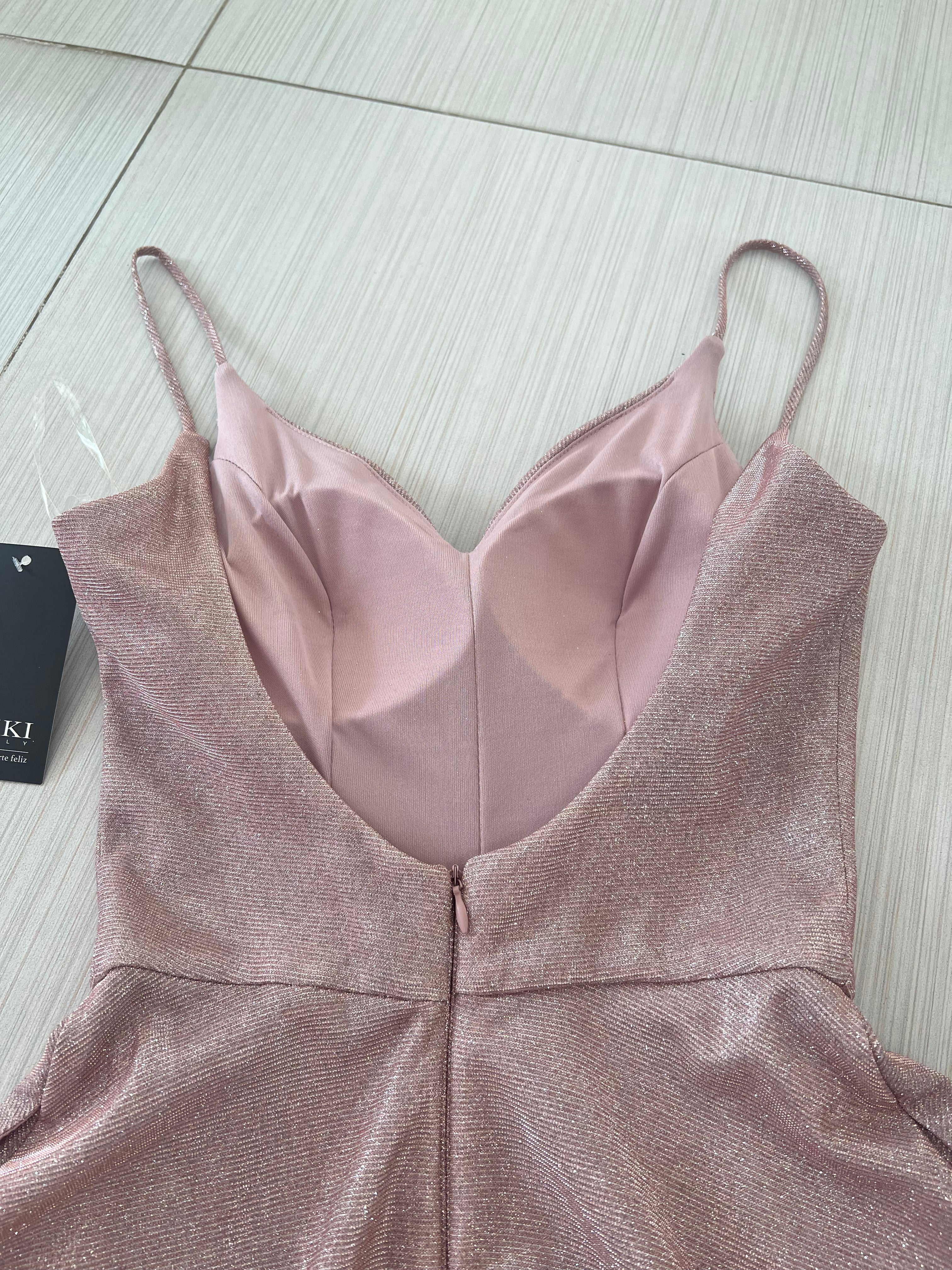 VESTIDO CORTO LILA