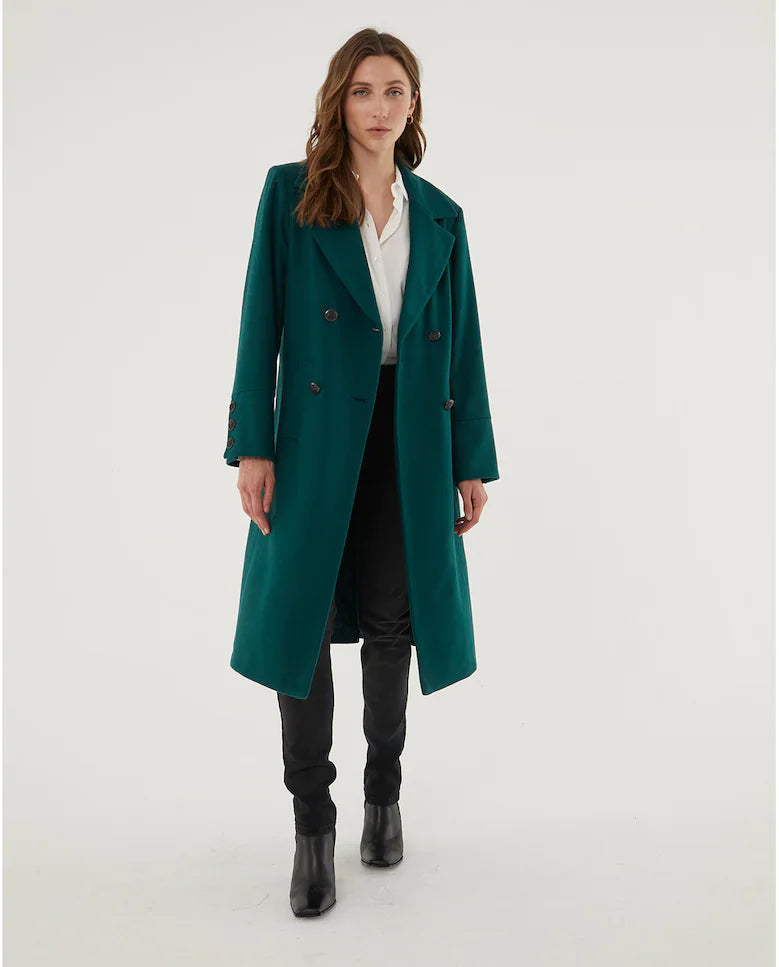 ABRIGO LARGO VERDE 227610