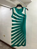 VESTIDO VERDE ESTAMPADO