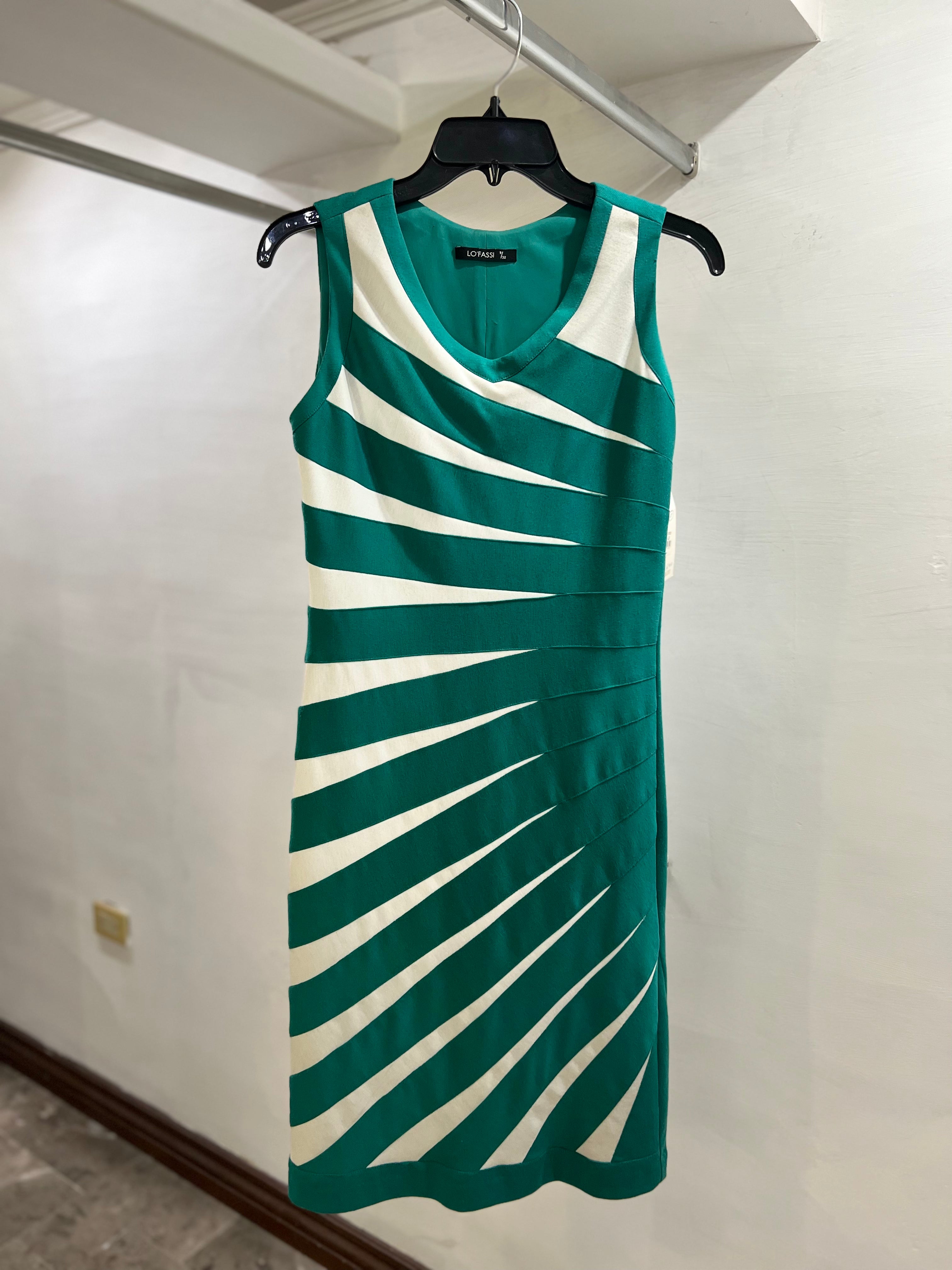 VESTIDO VERDE ESTAMPADO
