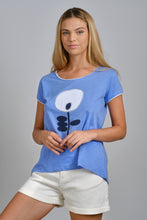 Cargar imagen en el visor de la galería, BLUSA AZUL/BLANCA
