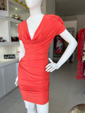VESTIDO CORTO NARANJA