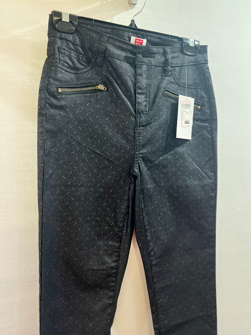 PANTALÓN AZUL ESTAMPADO